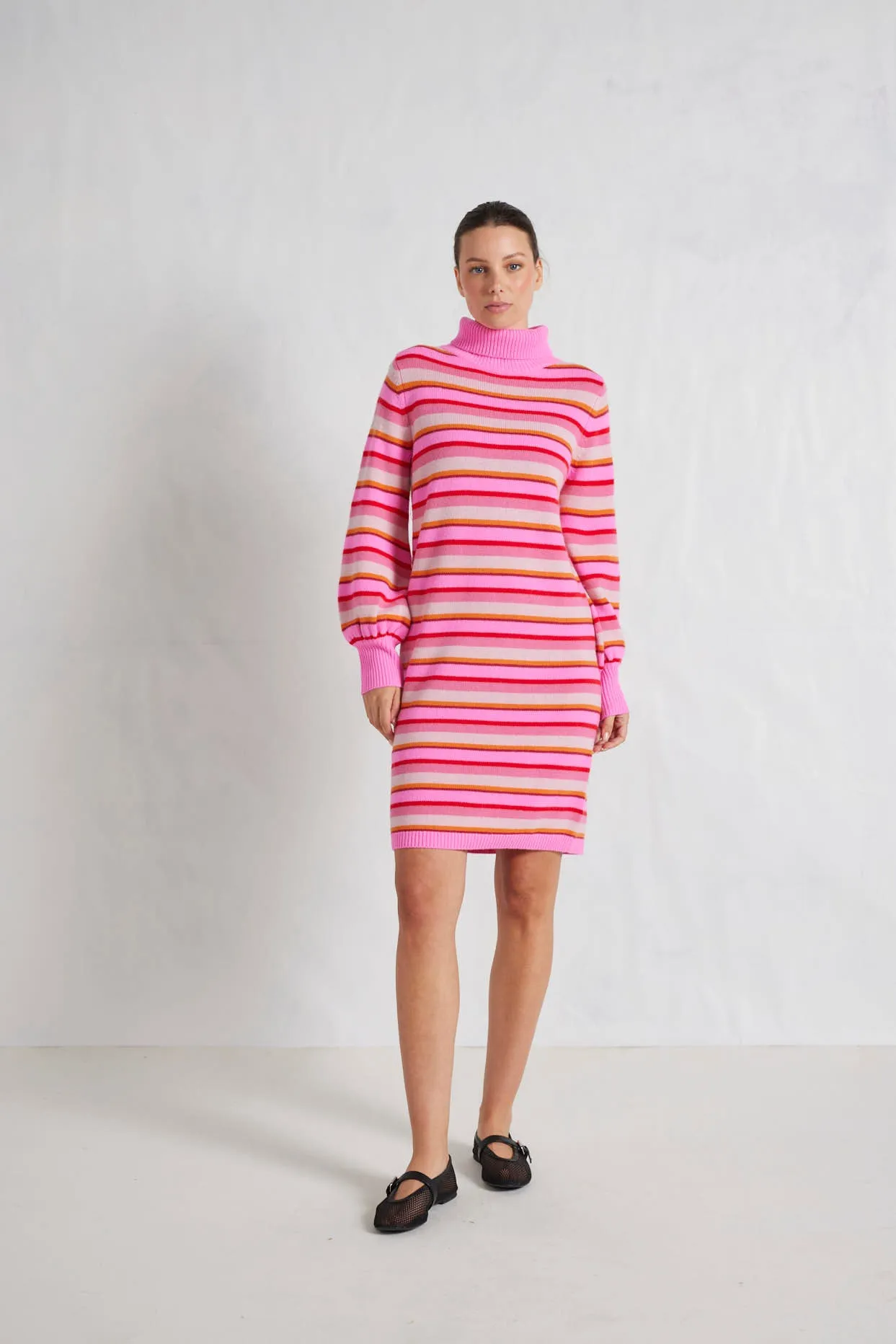 Foxy Polo Dress in Tuberose