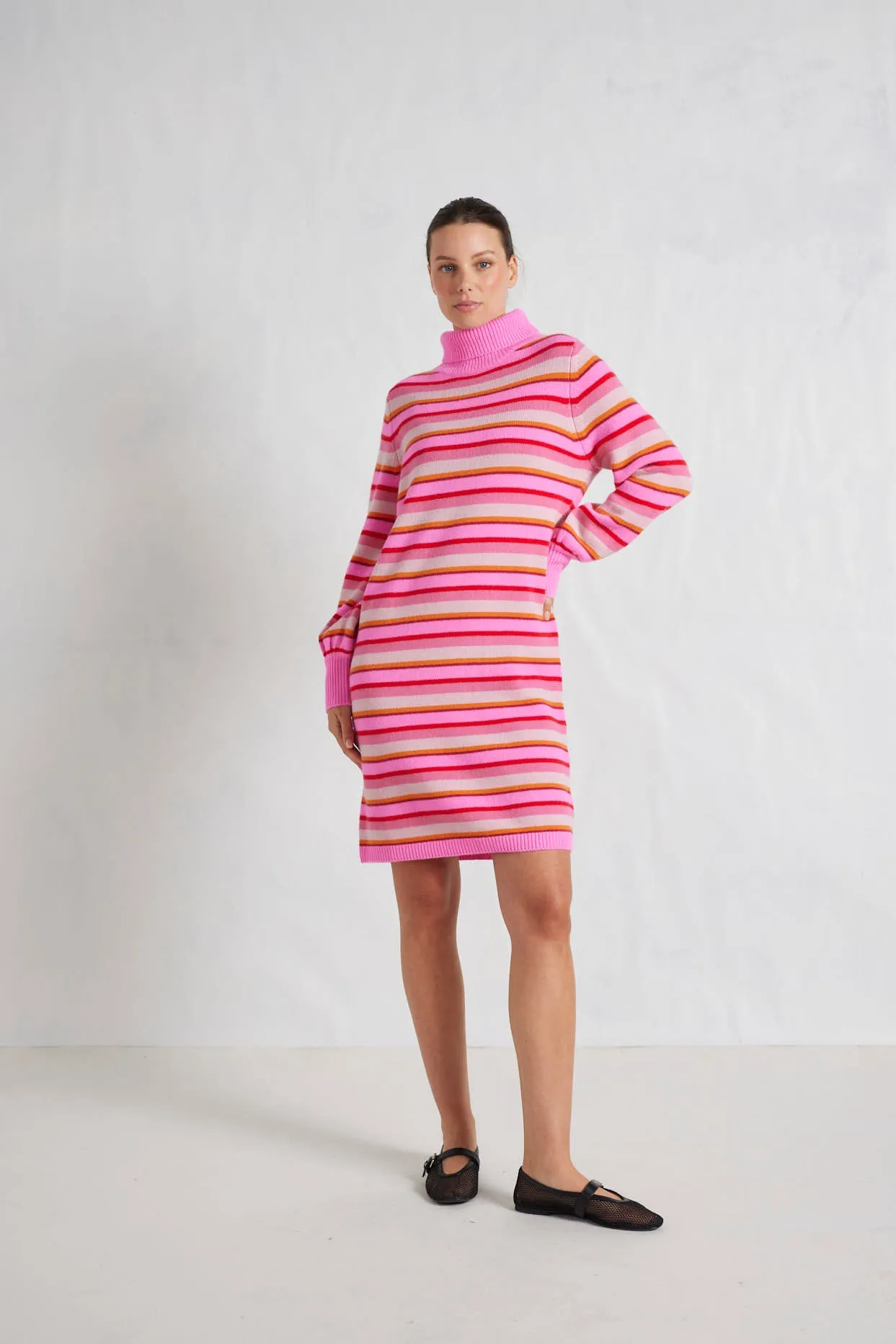 Foxy Polo Dress in Tuberose