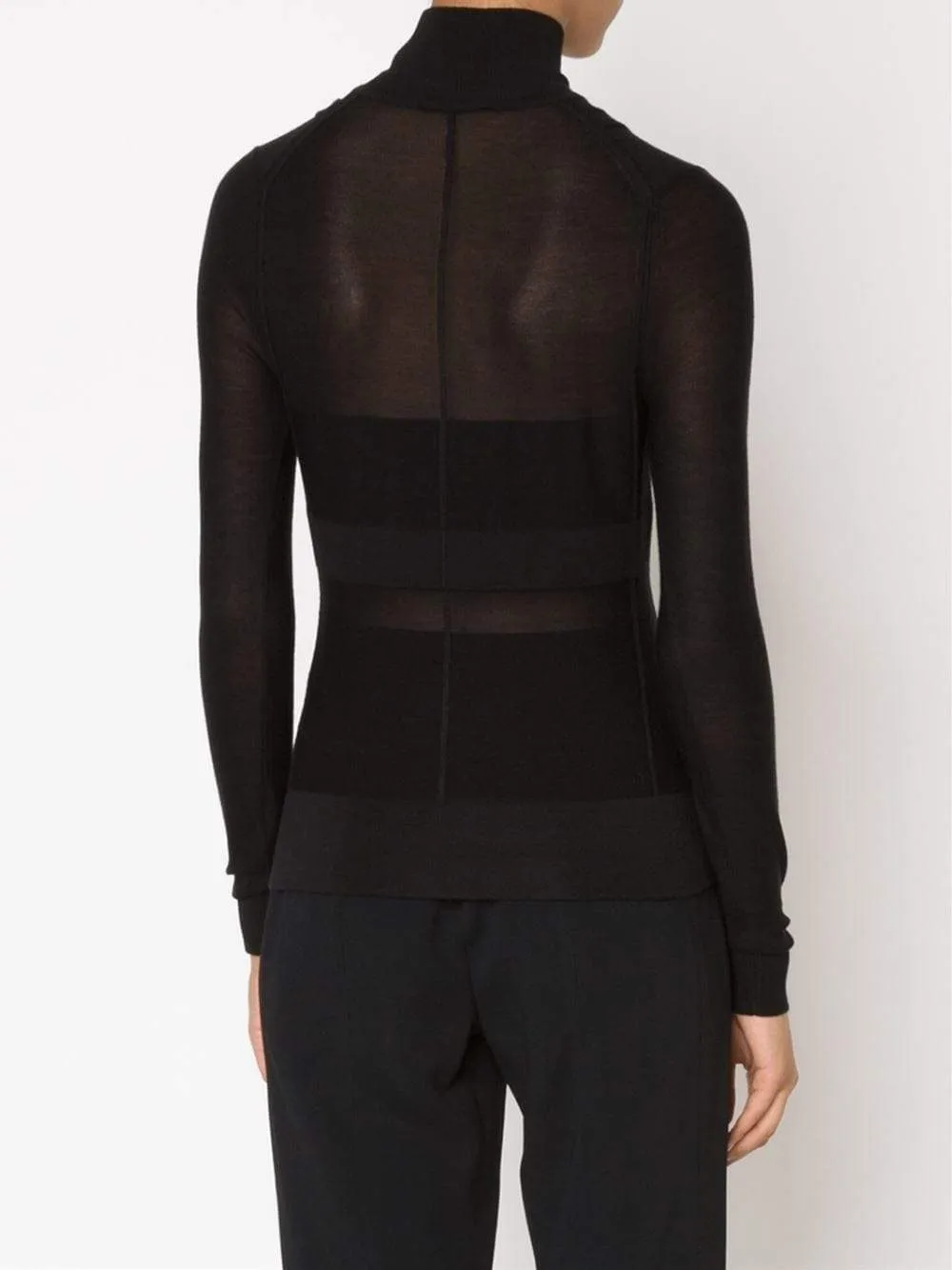 Geometric Stitch Turtleneck