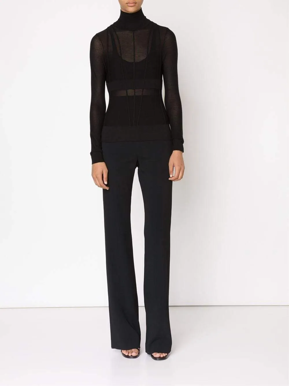 Geometric Stitch Turtleneck