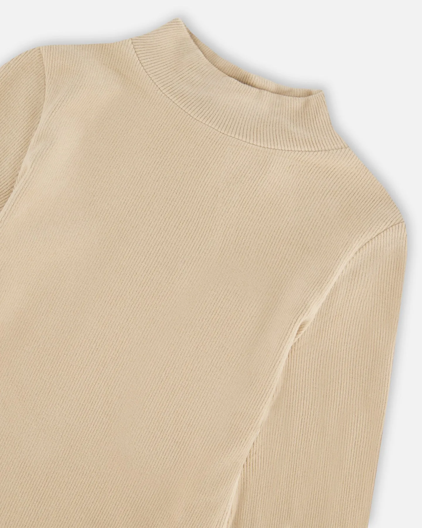 Girls L/S Ribbed Mock Turtleneck