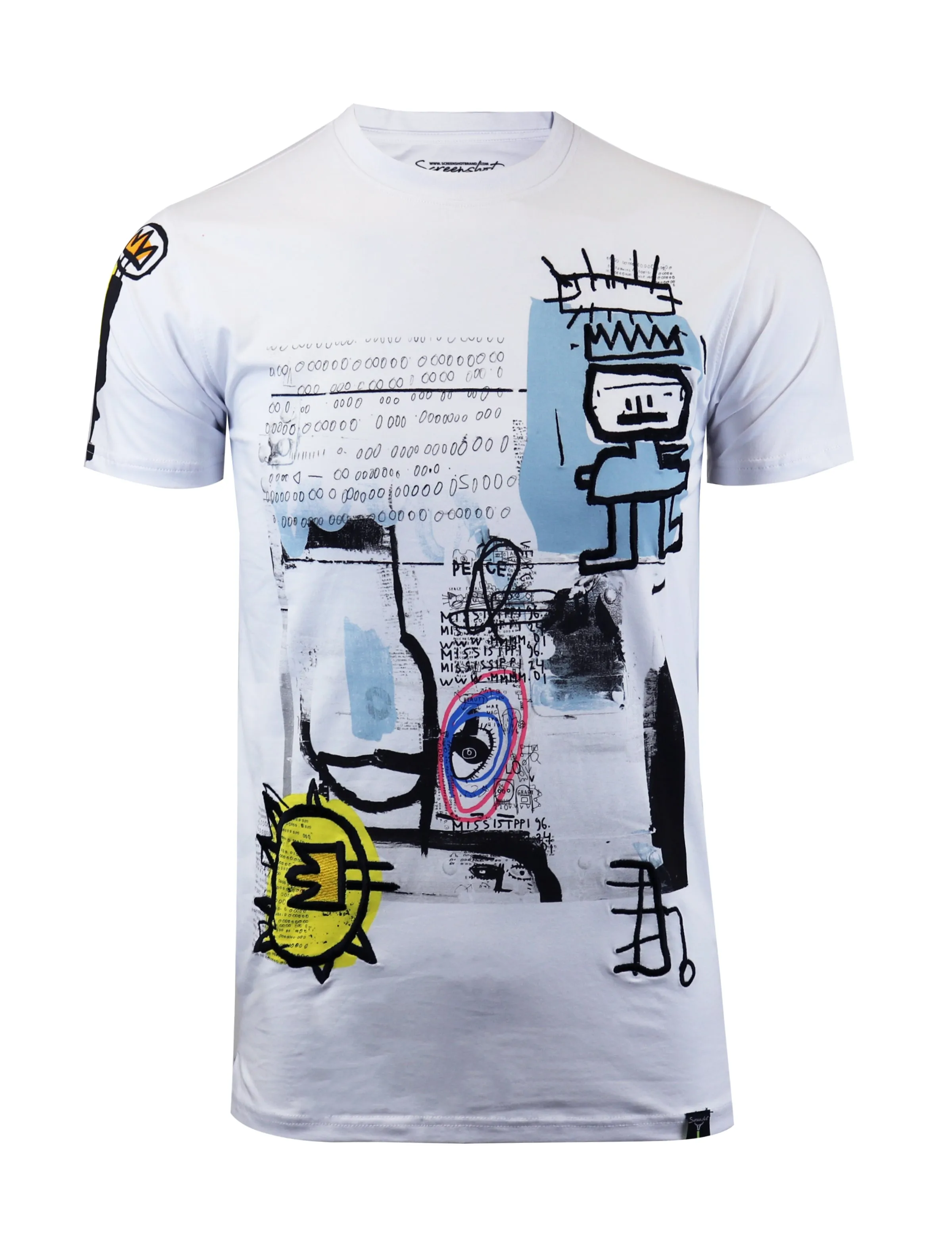GRAFFITI ANIMATION TEE-S11029 (WHITE)