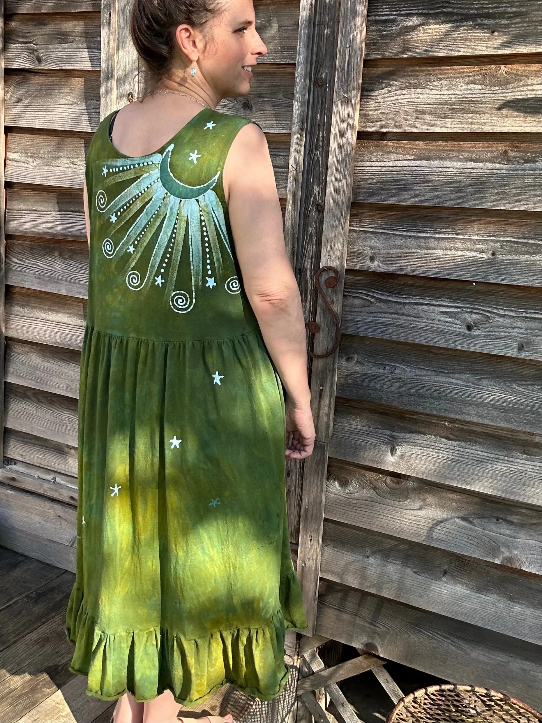 Green Valley Grove by the Forest - Farmer's Market Pocket Dress - Size 2X