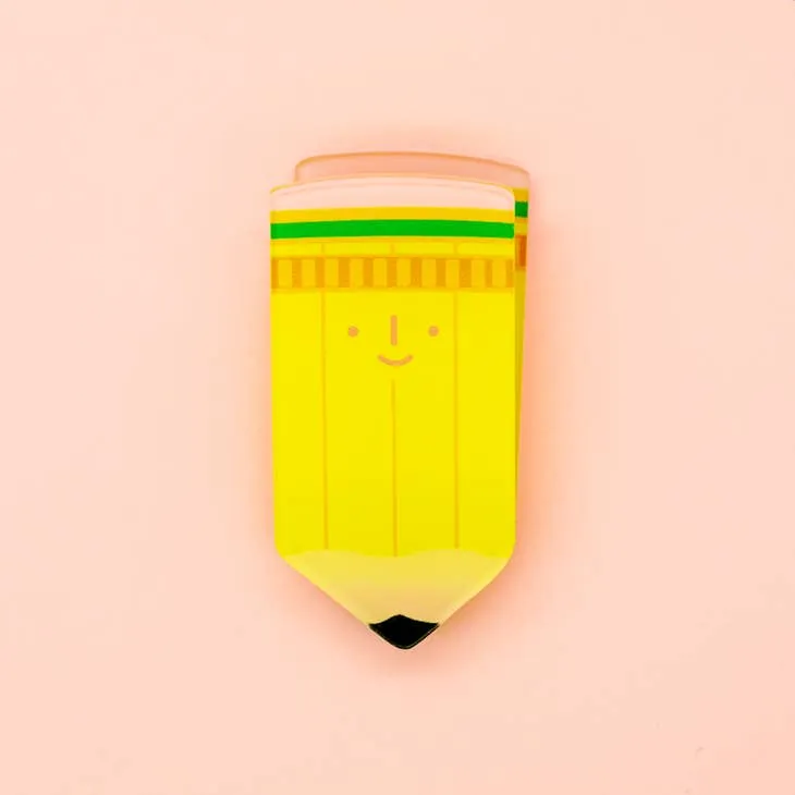 Happy Pencil! Clear Clip