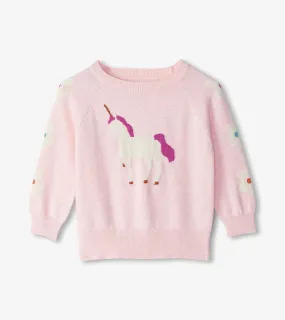 Hatley Raglan Pullover Sweater - Fall Unicorn