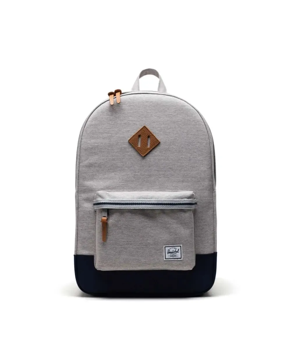 Herschel Heritage Backpack 21.5L - Light Grey Crosshatch/Peacoat