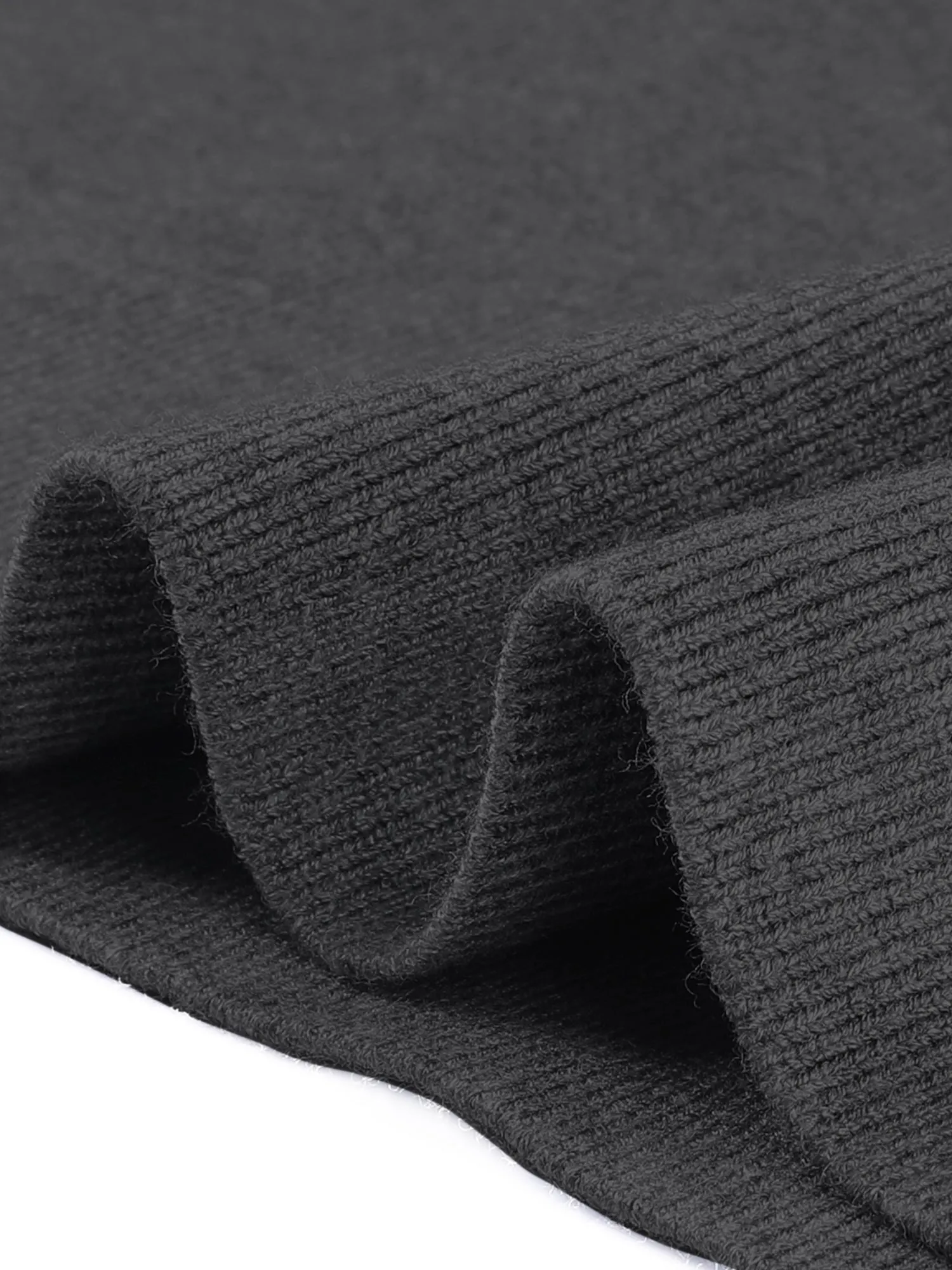 High Waist Slit Sweater Pencil Knit Midi Bodycon Skirt