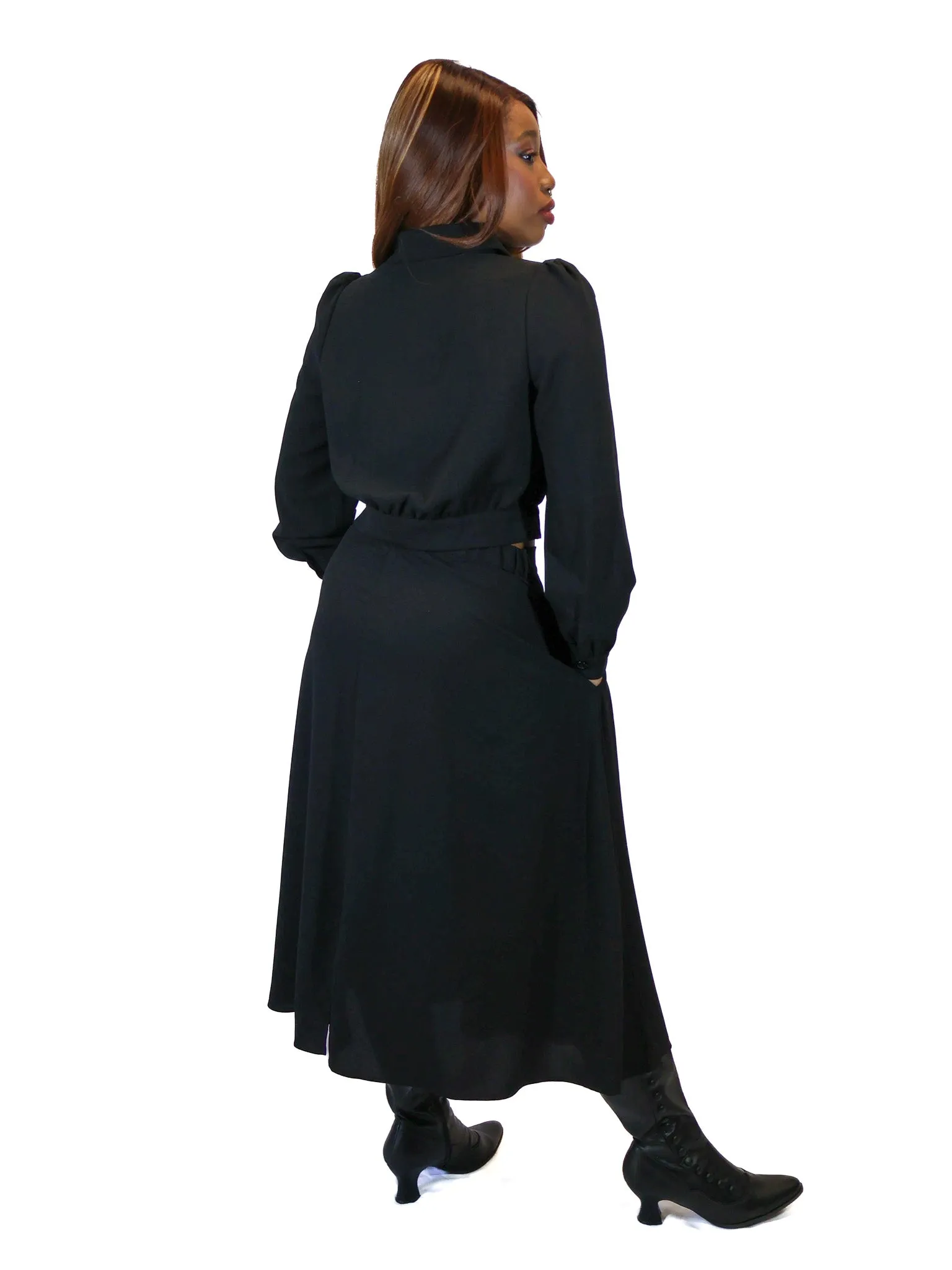 Hitchcock Top & Skirt Set