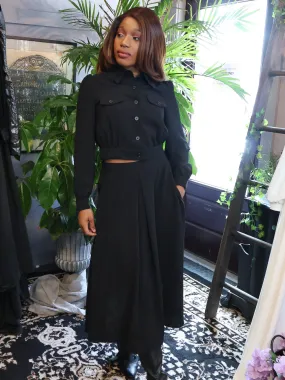 Hitchcock Top & Skirt Set