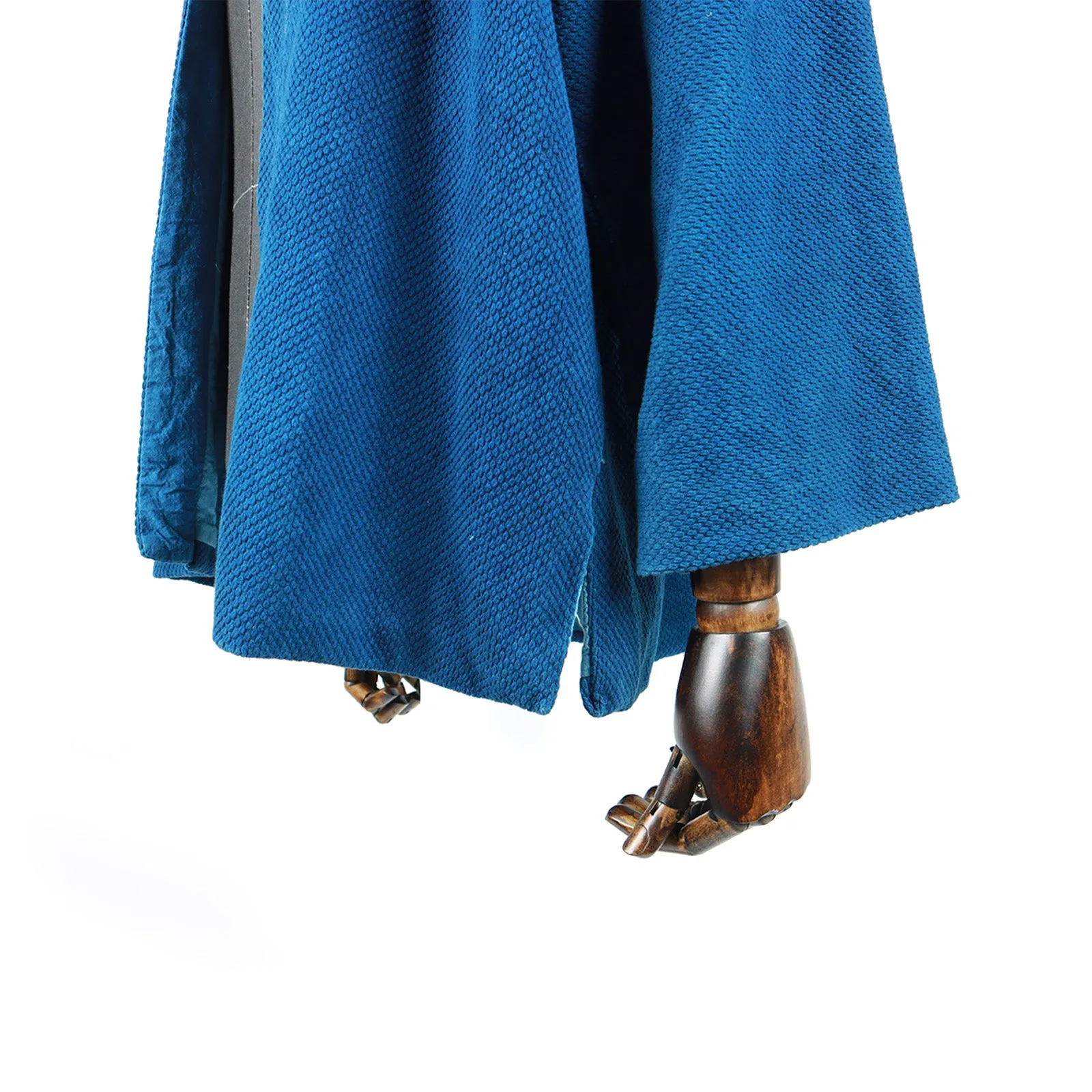 Indigo Kimono Broken Collar Robe