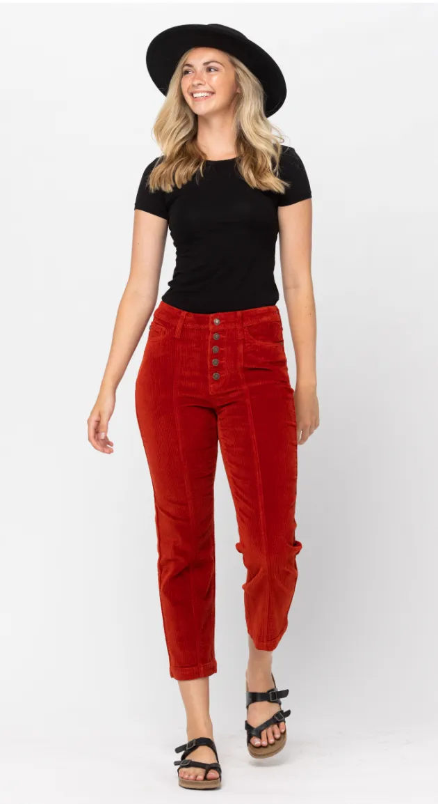 Judy Blue Corduroy Ankle Pants