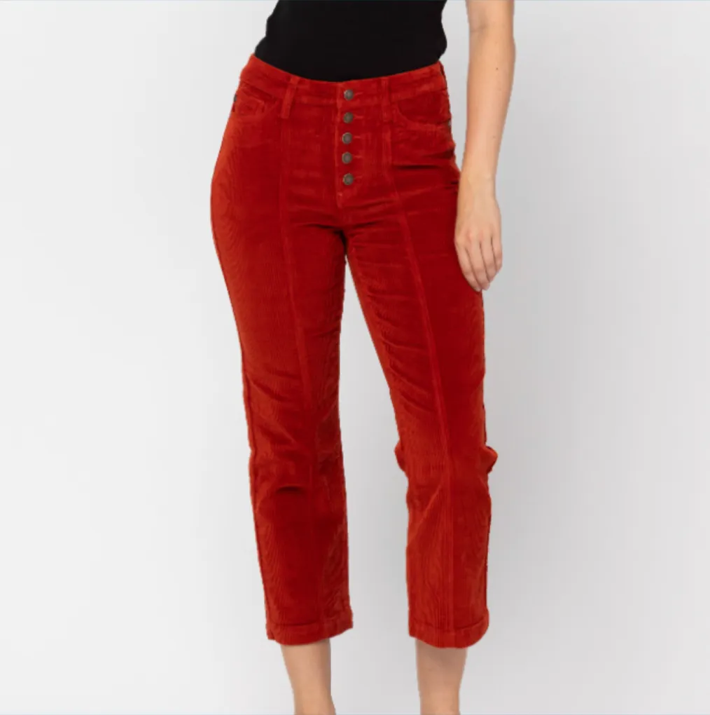 Judy Blue Corduroy Ankle Pants