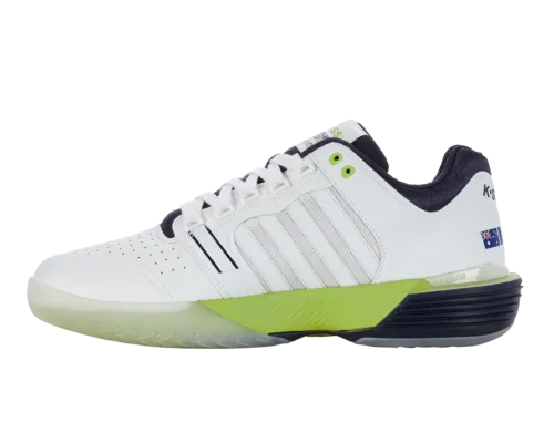 K-Swiss Men's Si-18 Ultrashot White Peacoat Lime Green Shoes