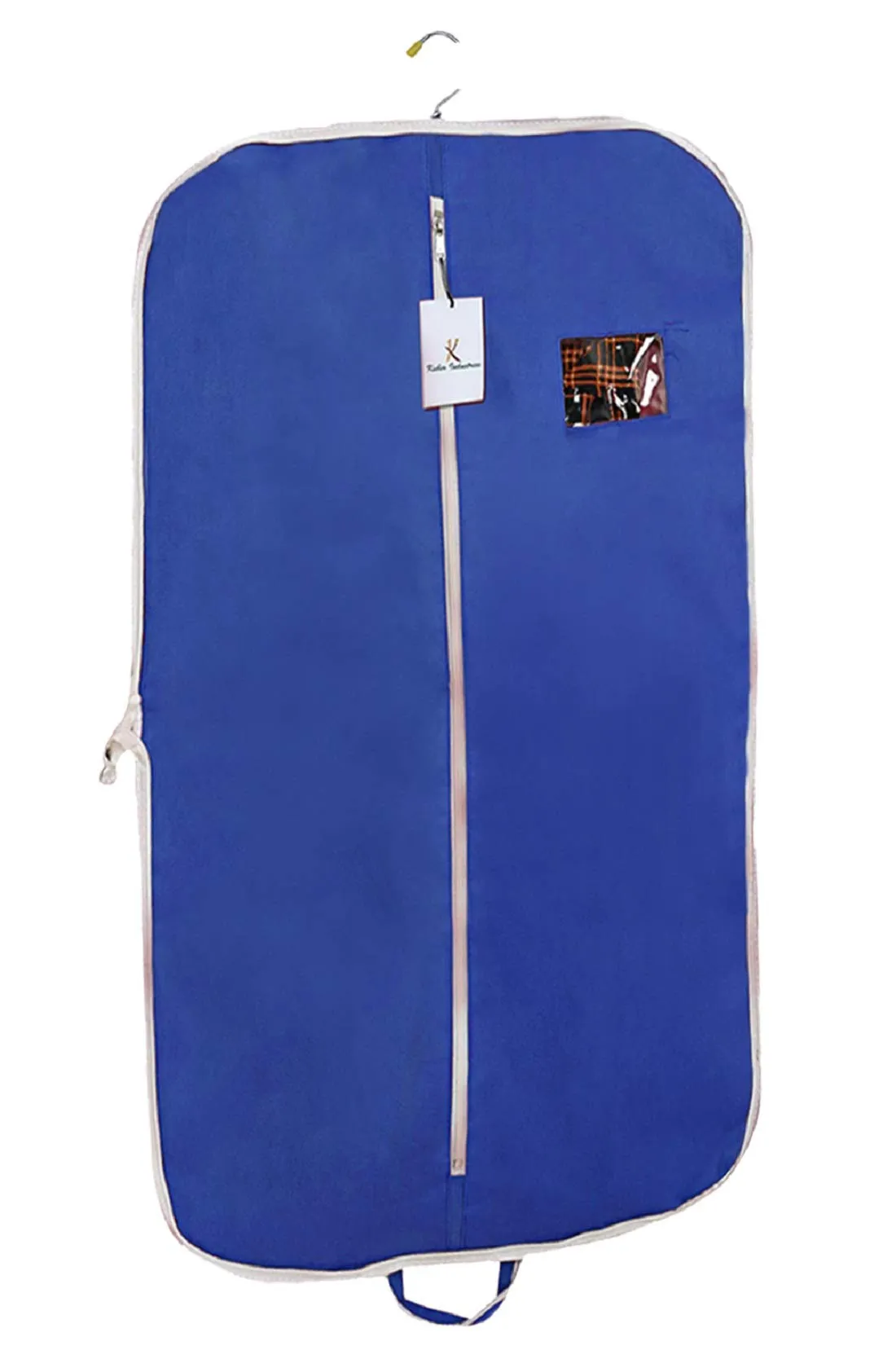 Kuber Industries 6 Pieces Foldable Non Woven Men's Coat Blazer Suit Cover (Grey & Black & Royal Blue) -CTKTC41762