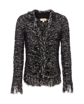 L'Agence Azure Knit Cardigan Blazer