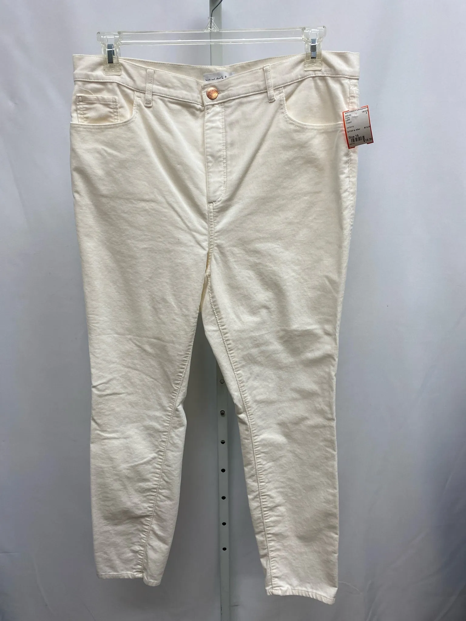 LOFT Size 16 Cream Pants