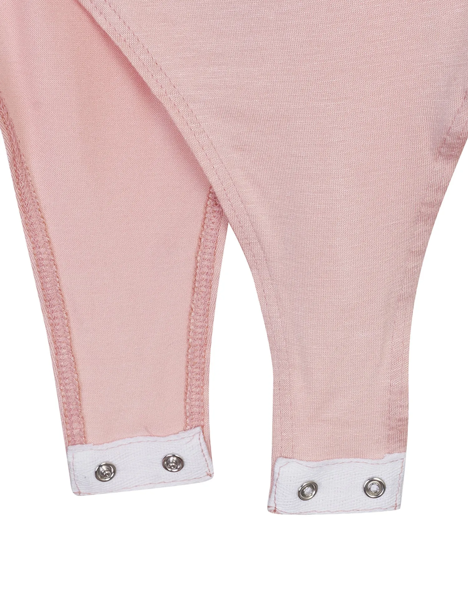 Long Sleeve Scoop Neck Bodysuit with Snap Button Closure