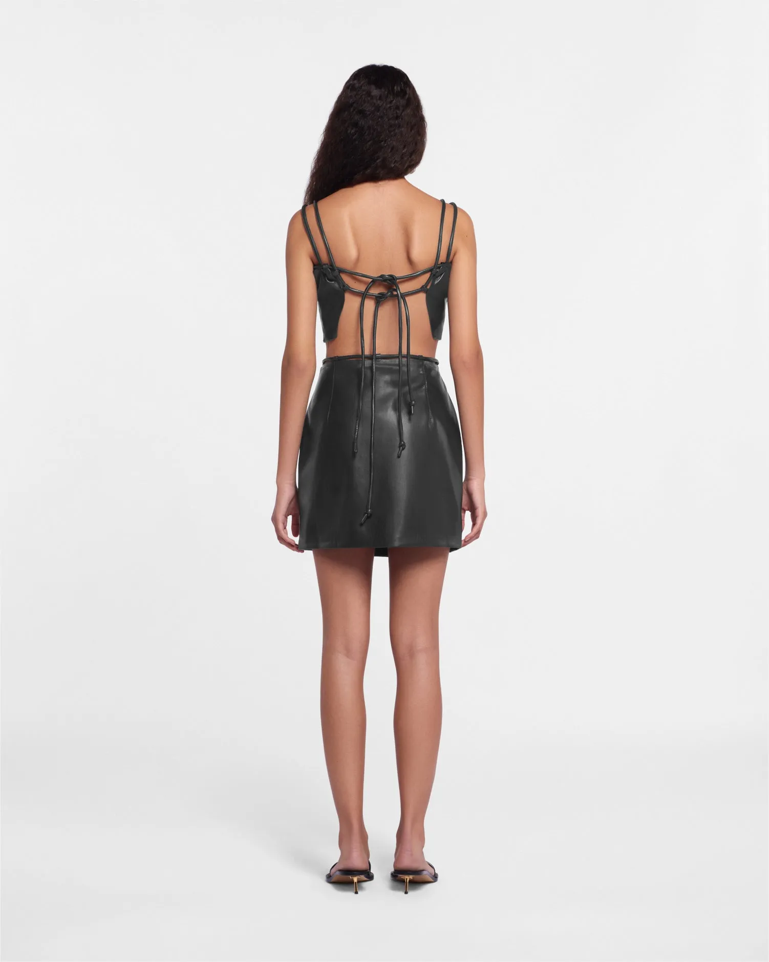 Lonne - Sale Okobor™ Alt-Leather Skirt - Black