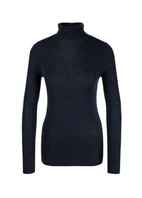 Marc Cain Collections Navy Cosy Polo Neck Jumper MC 41.05 M53 395