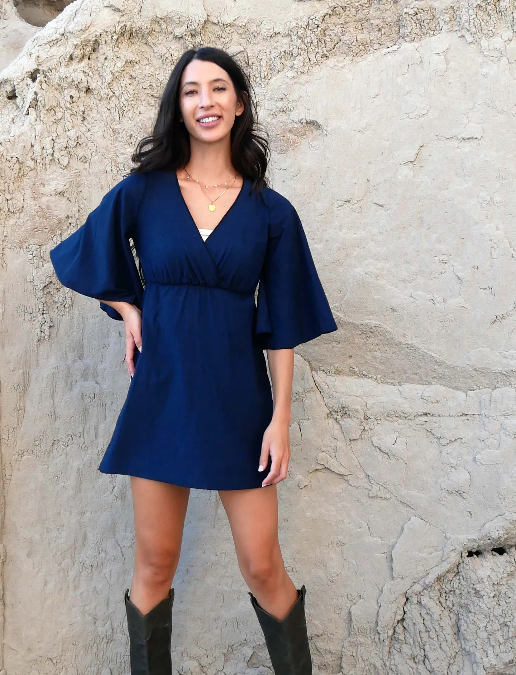 Market Priestess Sleeve Empire Pencil Tunic