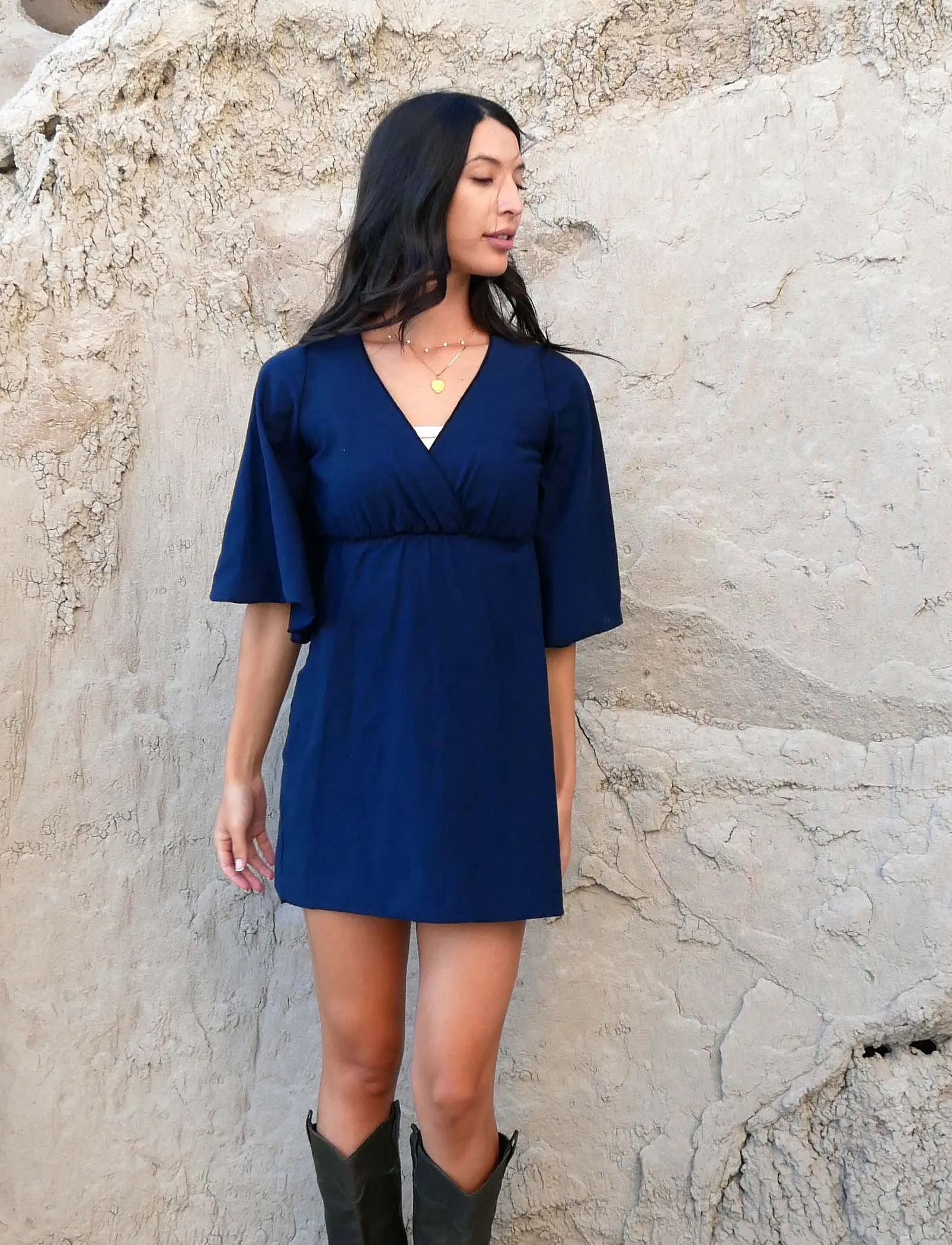 Market Priestess Sleeve Empire Pencil Tunic