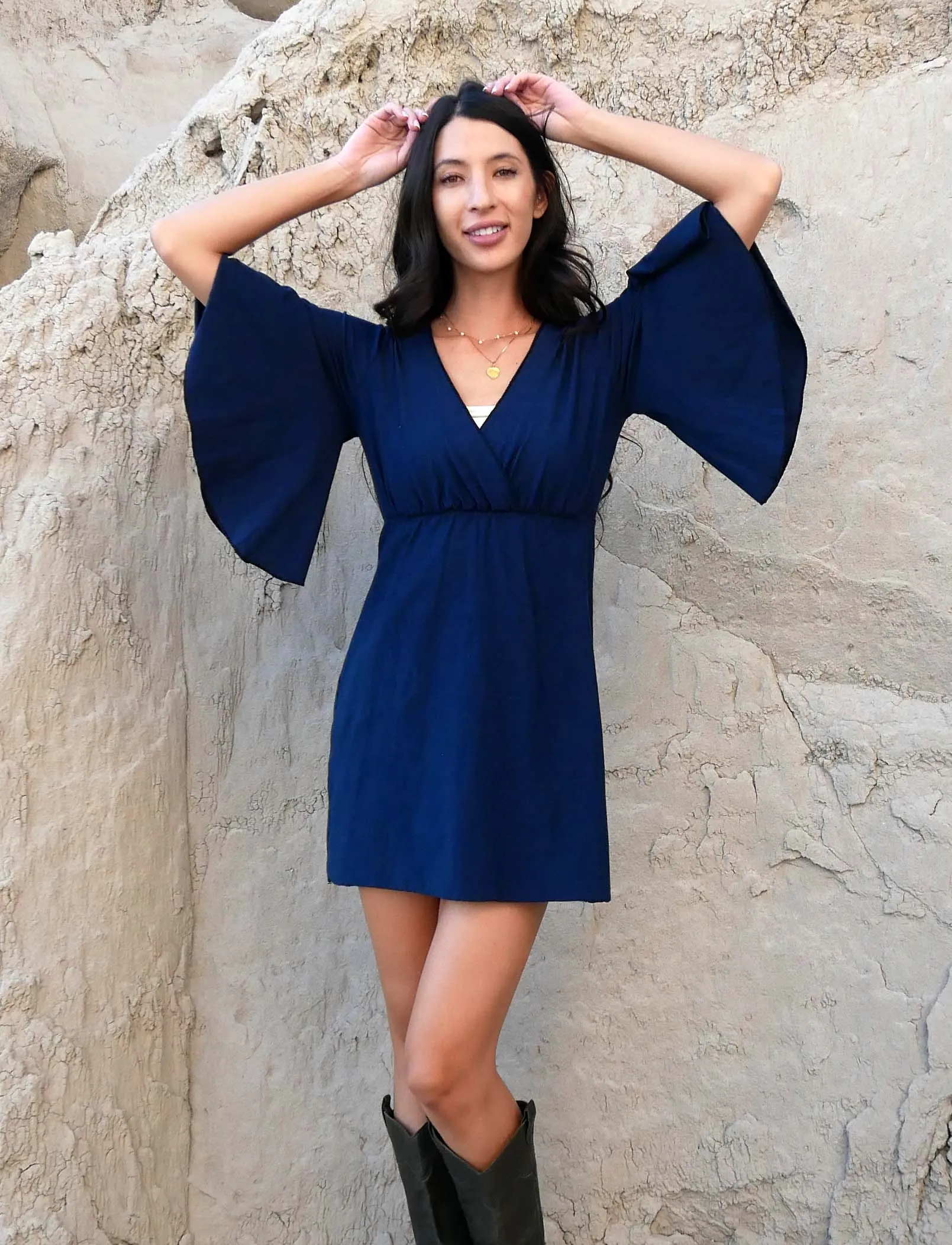 Market Priestess Sleeve Empire Pencil Tunic