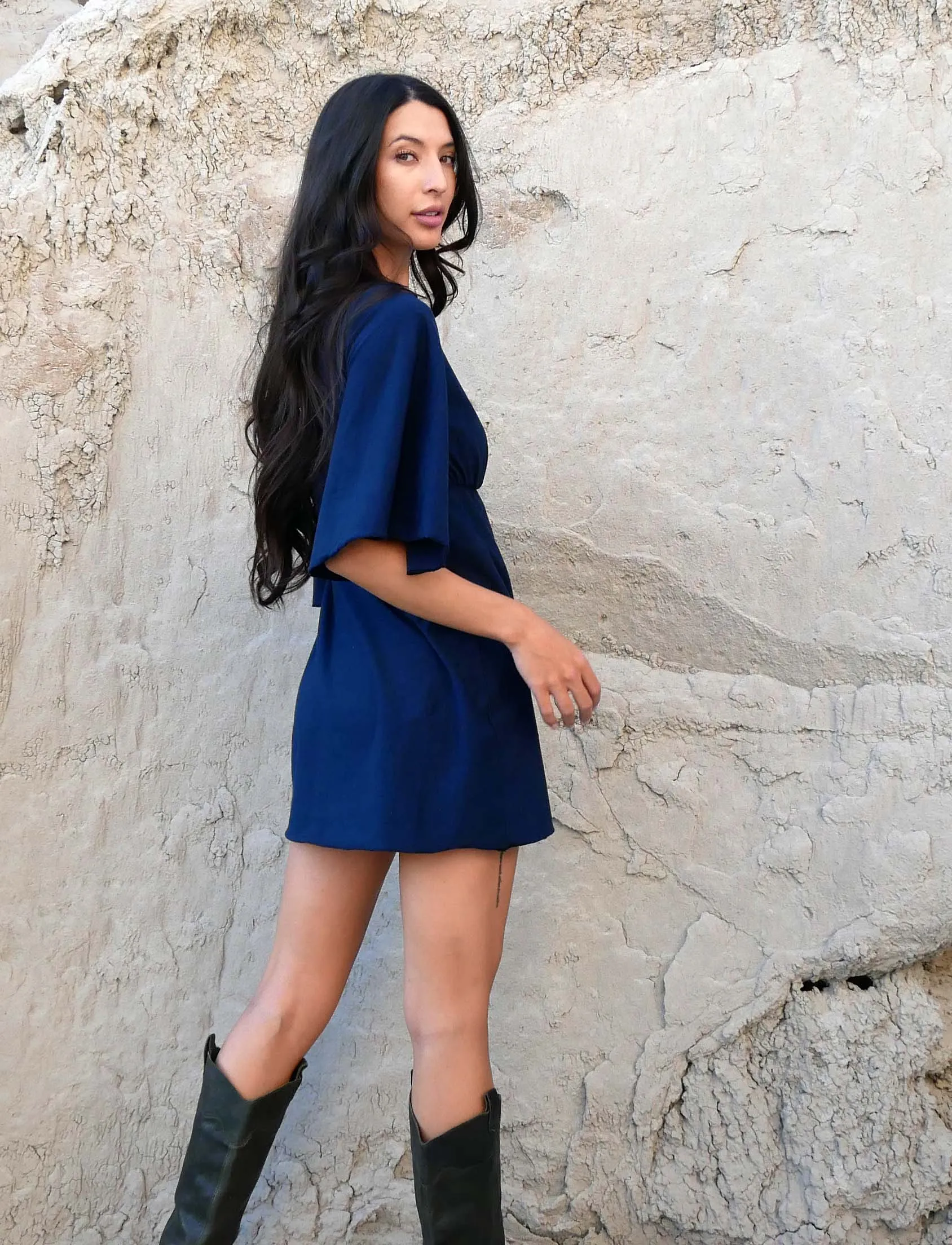 Market Priestess Sleeve Empire Pencil Tunic