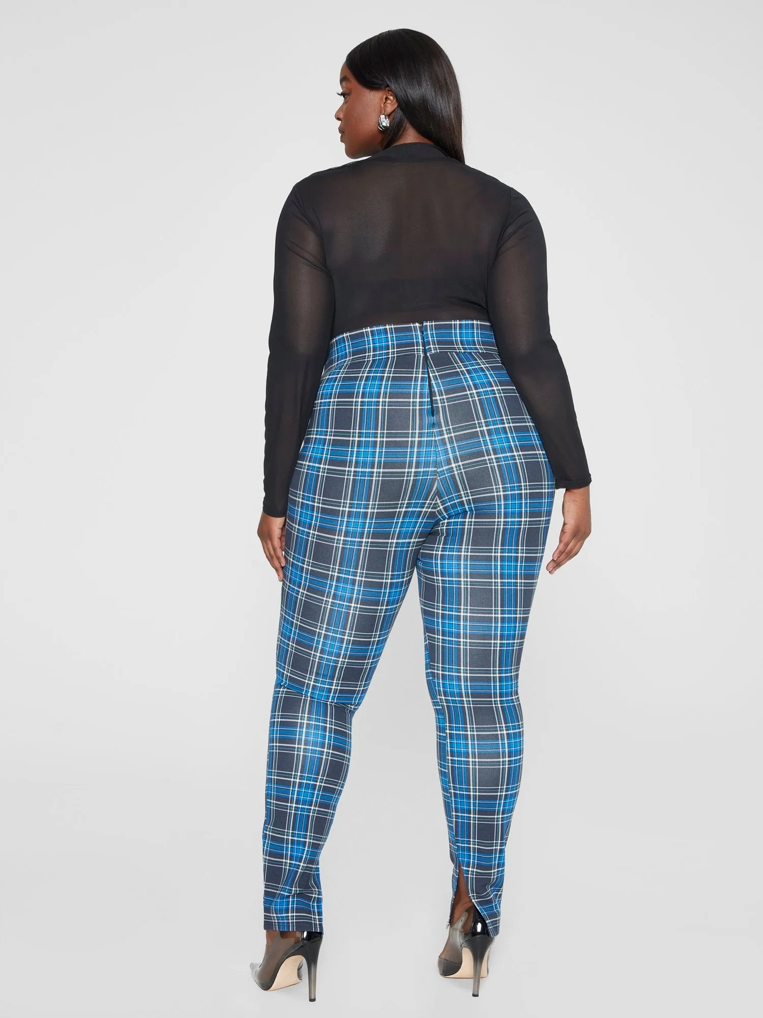 Matilda Plaid Ponte Knit Leggings