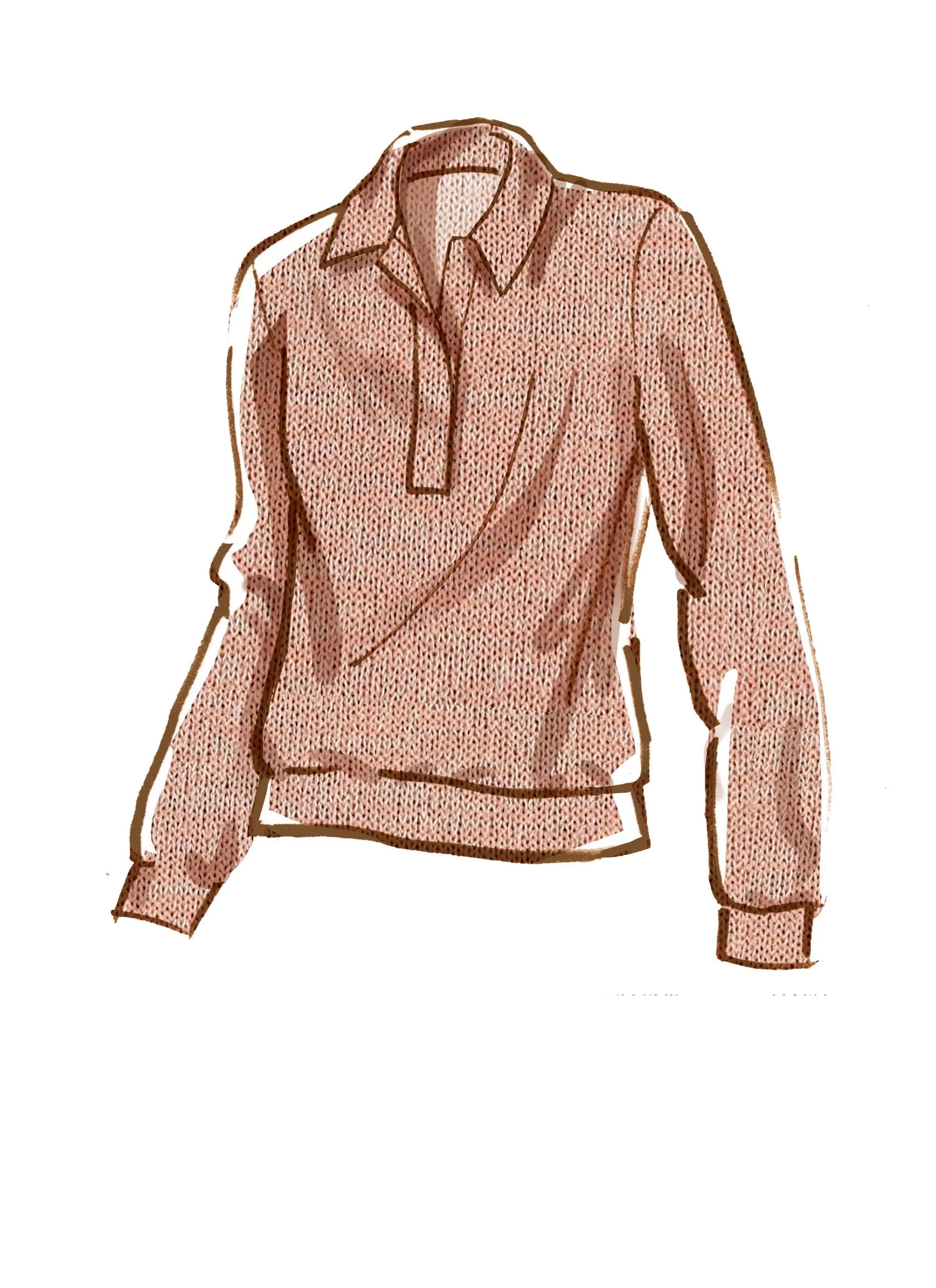 McCall's sewing pattern 8240 Misses' Tops