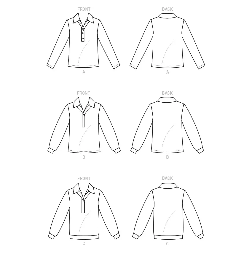 McCall's sewing pattern 8240 Misses' Tops