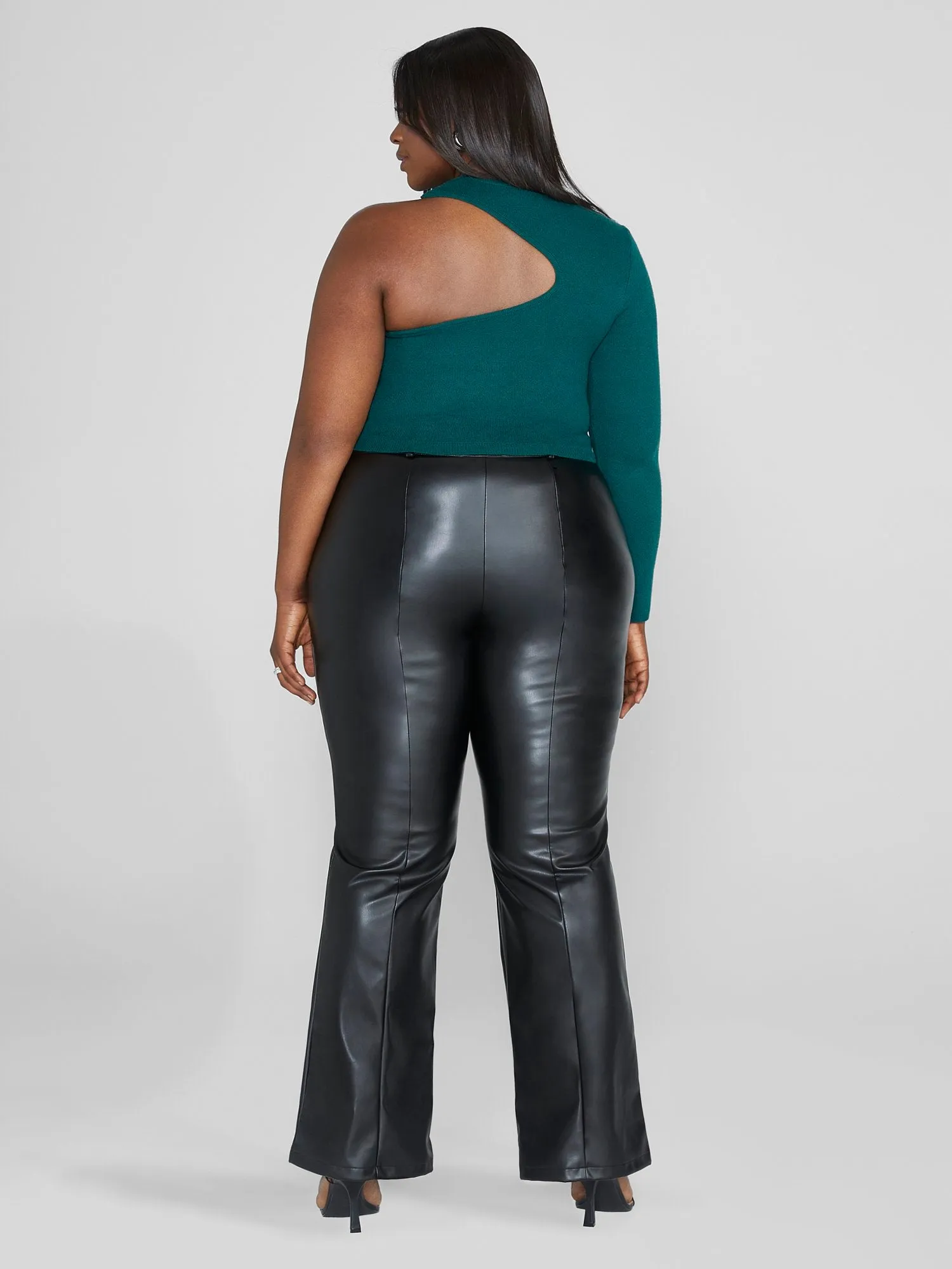 Mia One Shoulder Asymmetrical Cutout Sweater