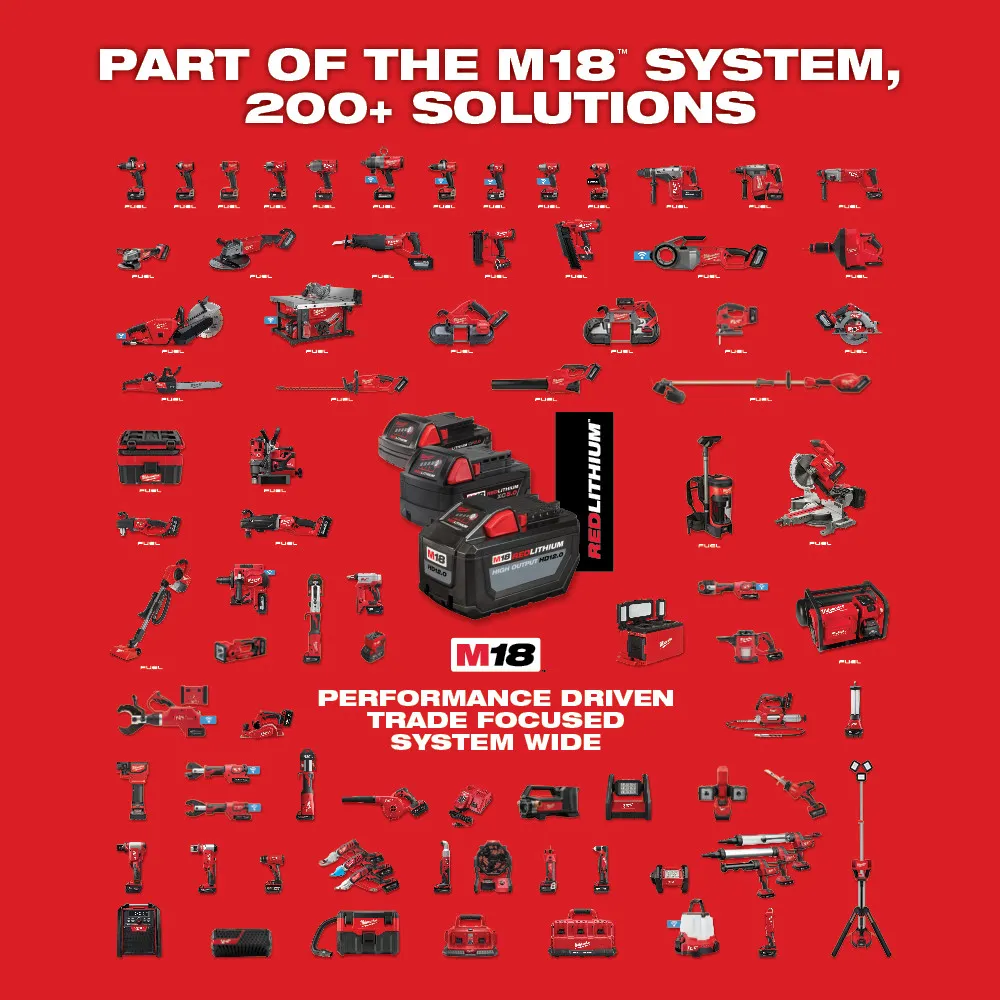 Milwaukee M18 Fuel 4ft Concrete Pencil Vibrator