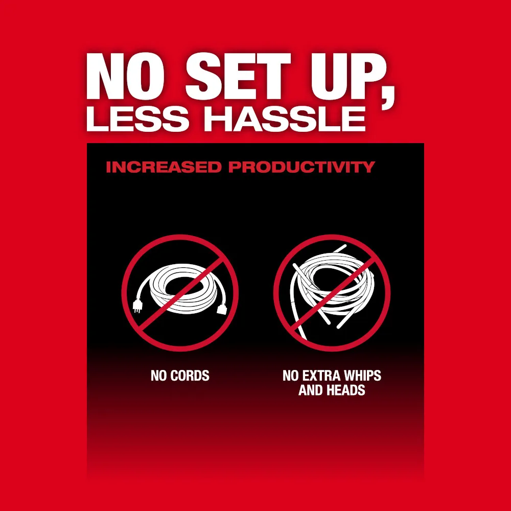 Milwaukee M18 Fuel 4ft Concrete Pencil Vibrator