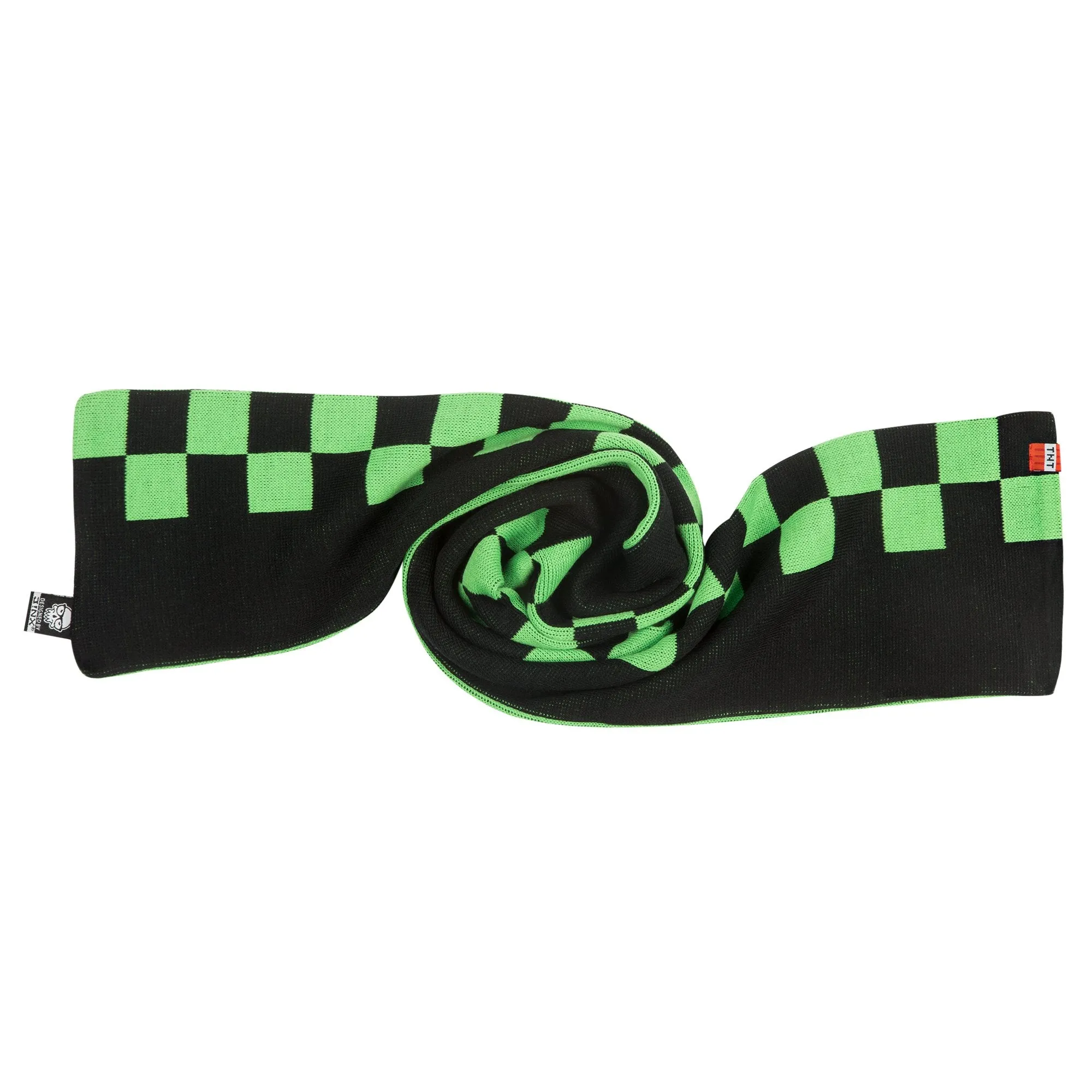 Minecraft Creeper Checkered Scarf