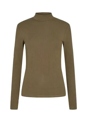 Minimum Mocki langærmet t-shirt crocodile