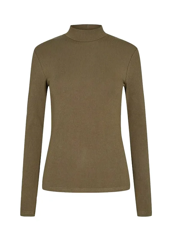 Minimum Mocki langærmet t-shirt crocodile
