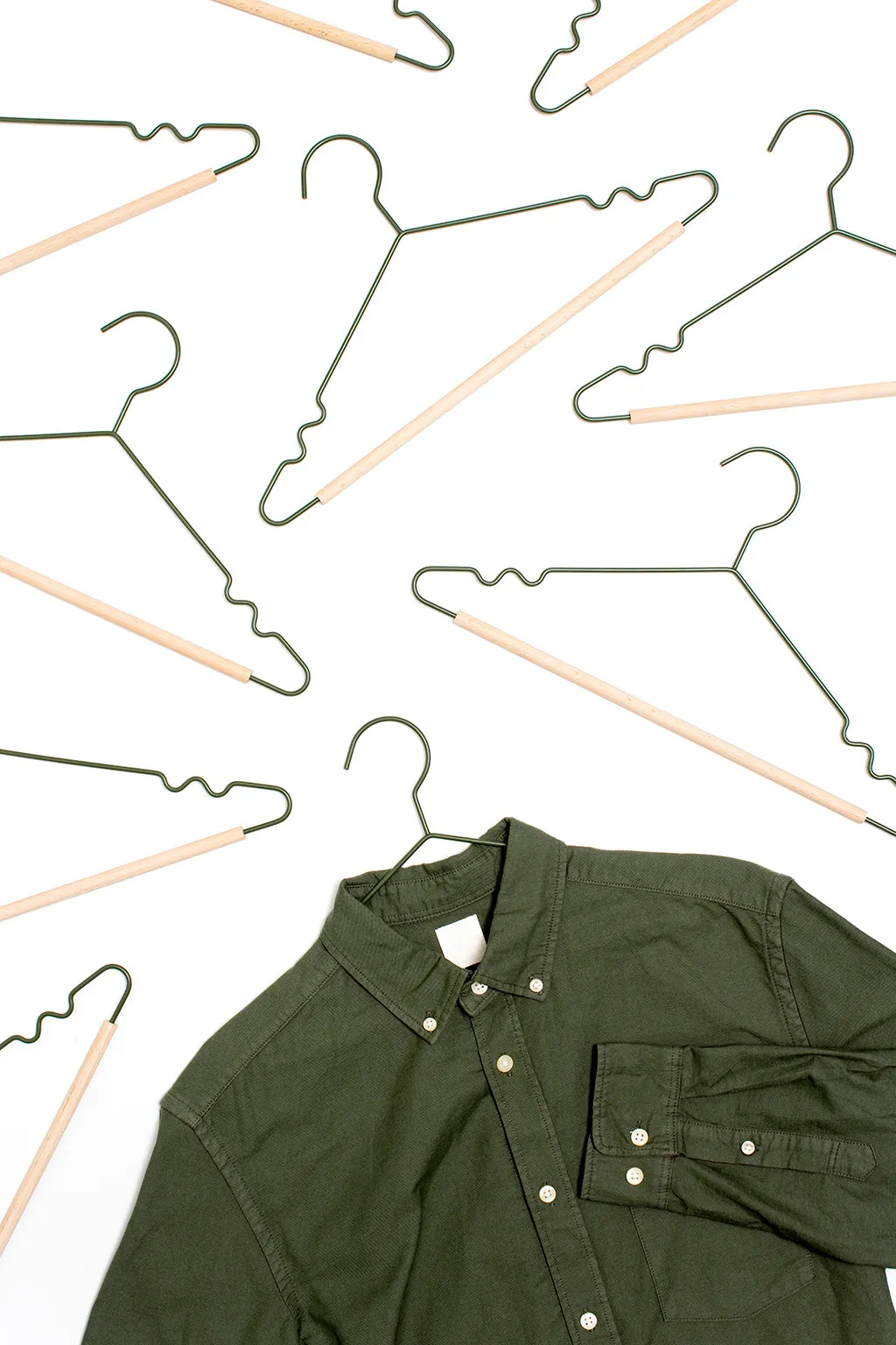 Mustard Made Adult Top Hangers - Olive