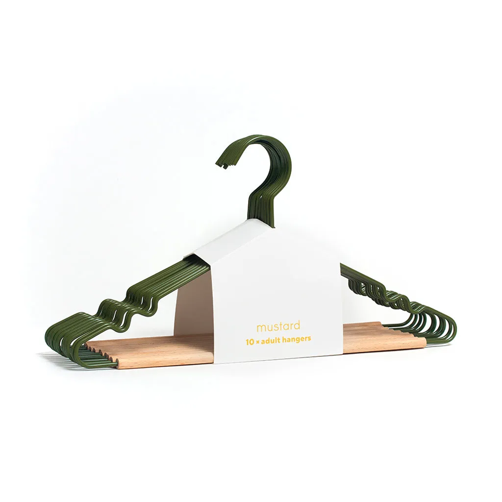 Mustard Made Adult Top Hangers - Olive