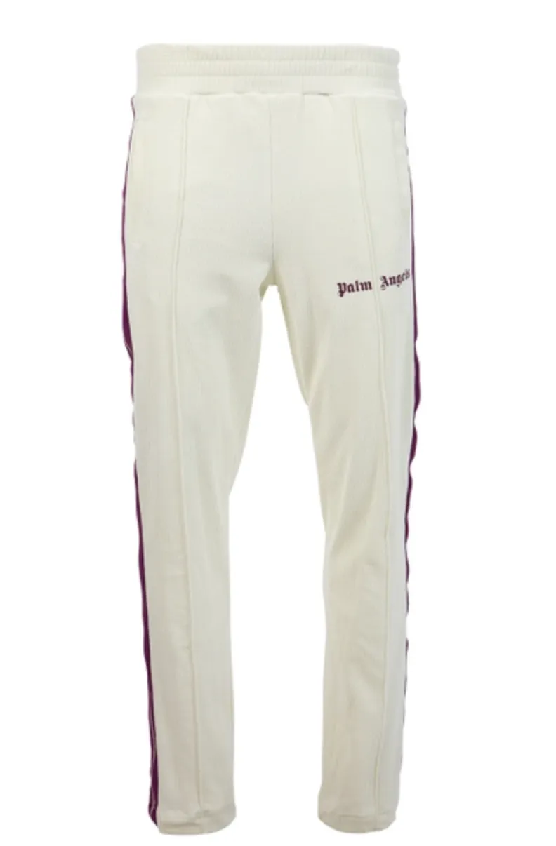 PALM ANGELS Corduroy Fleece Track Pants Light Grey