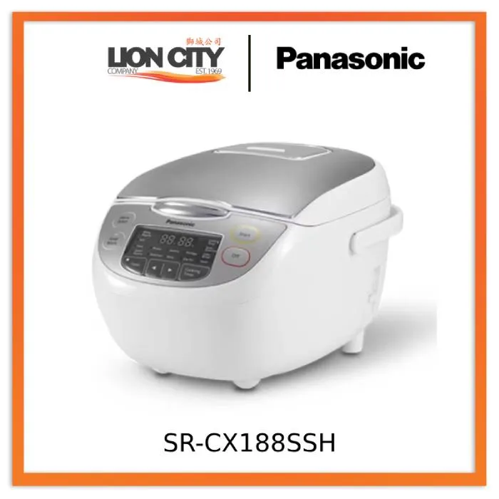 Panasonic SR-CX188SSH Fuzzy Logic Rice Cooker (1.8L)