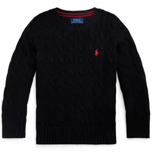Polo Ralph Lauren Cable Sweater Polo Black/C3822