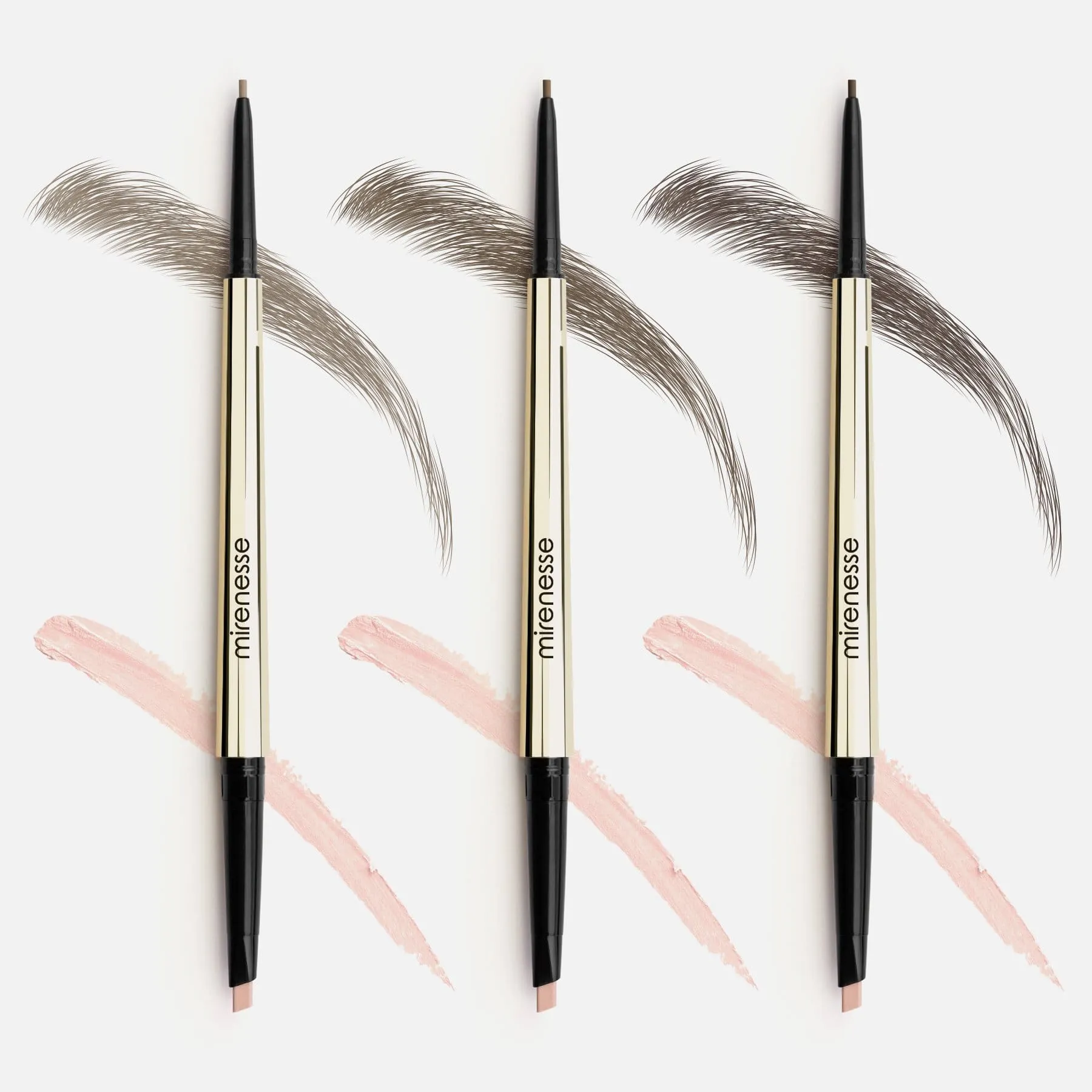 Pr- All Day Micro Brow Penceils  Highlighters Duets X3