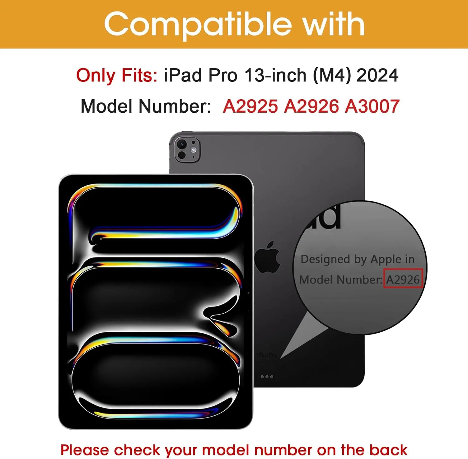 ProCase for iPad Pro 13 Inch Case 2024 (M4/7th Gen), iPad M4 13 Case Smart Folio iPad Pro 13 Case, Slim Stand Translucent Hard Shell Back 13-inch 2024 iPad Pro Case, Auto Sleep/Wake
