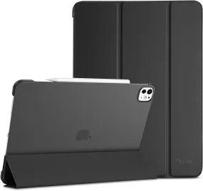 ProCase for iPad Pro 13 Inch Case 2024 (M4/7th Gen), iPad M4 13 Case Smart Folio iPad Pro 13 Case, Slim Stand Translucent Hard Shell Back 13-inch 2024 iPad Pro Case, Auto Sleep/Wake