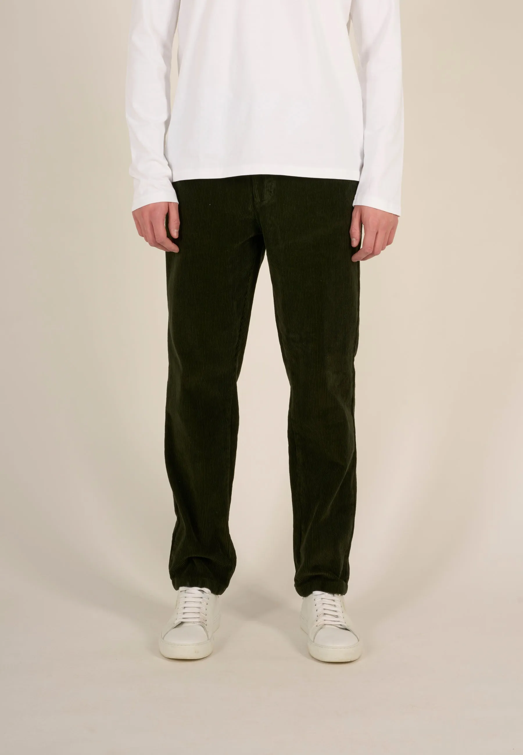 Regular 8-wales corduroy pant - Forrest Night