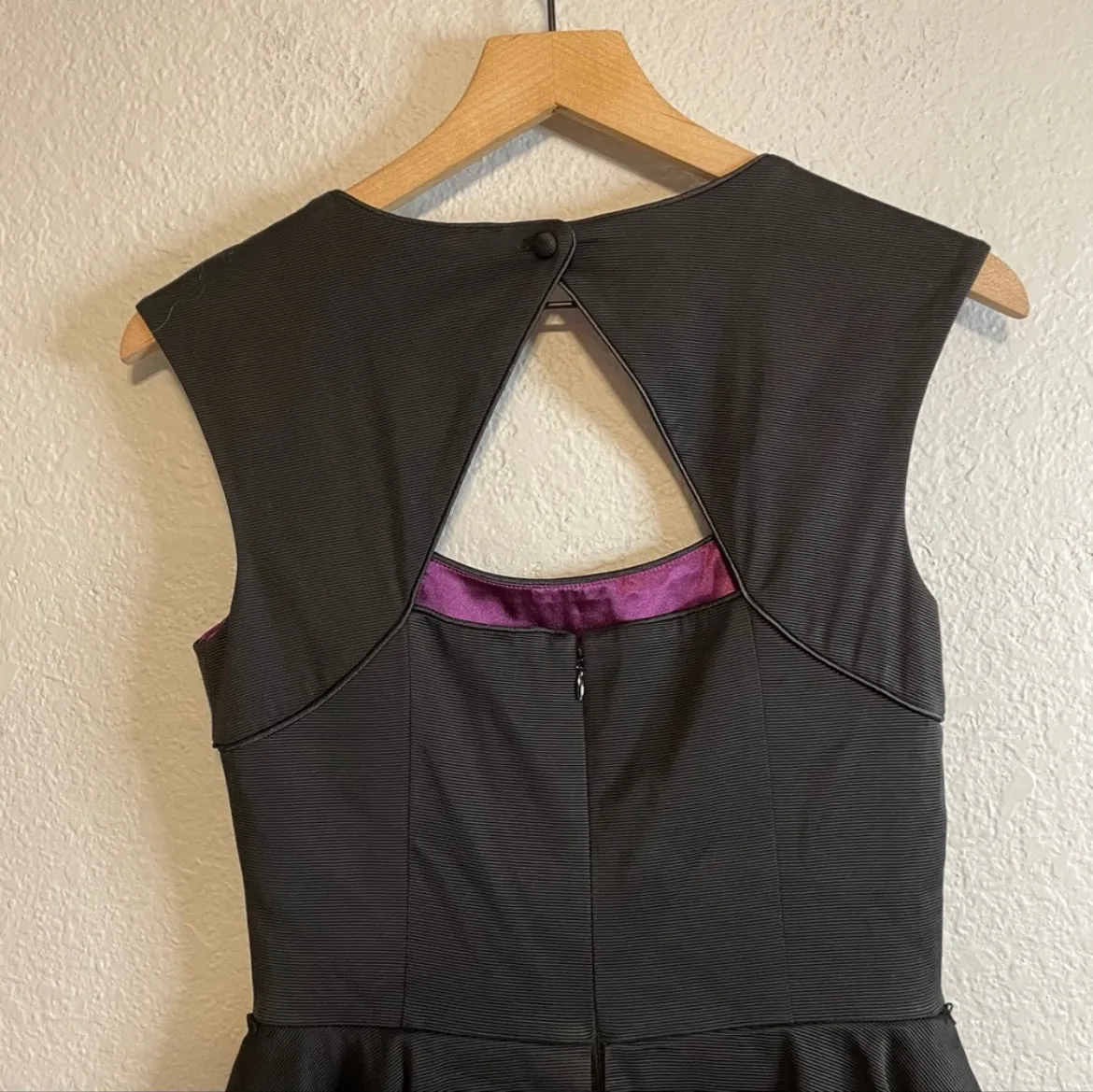 Ribbed Peplum Dress