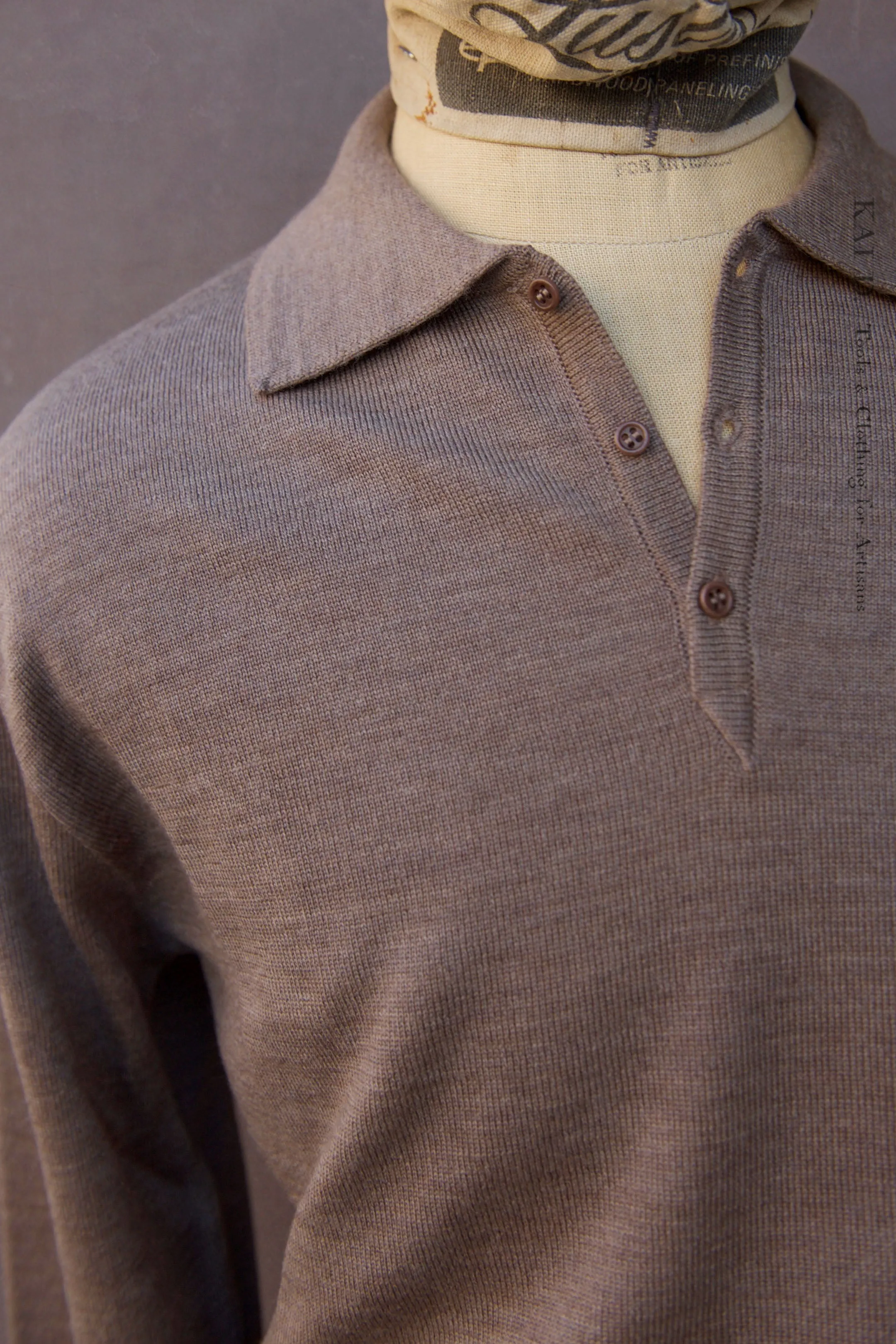Sailor Polo Sweater - Fango - 3, 4, 5, 6
