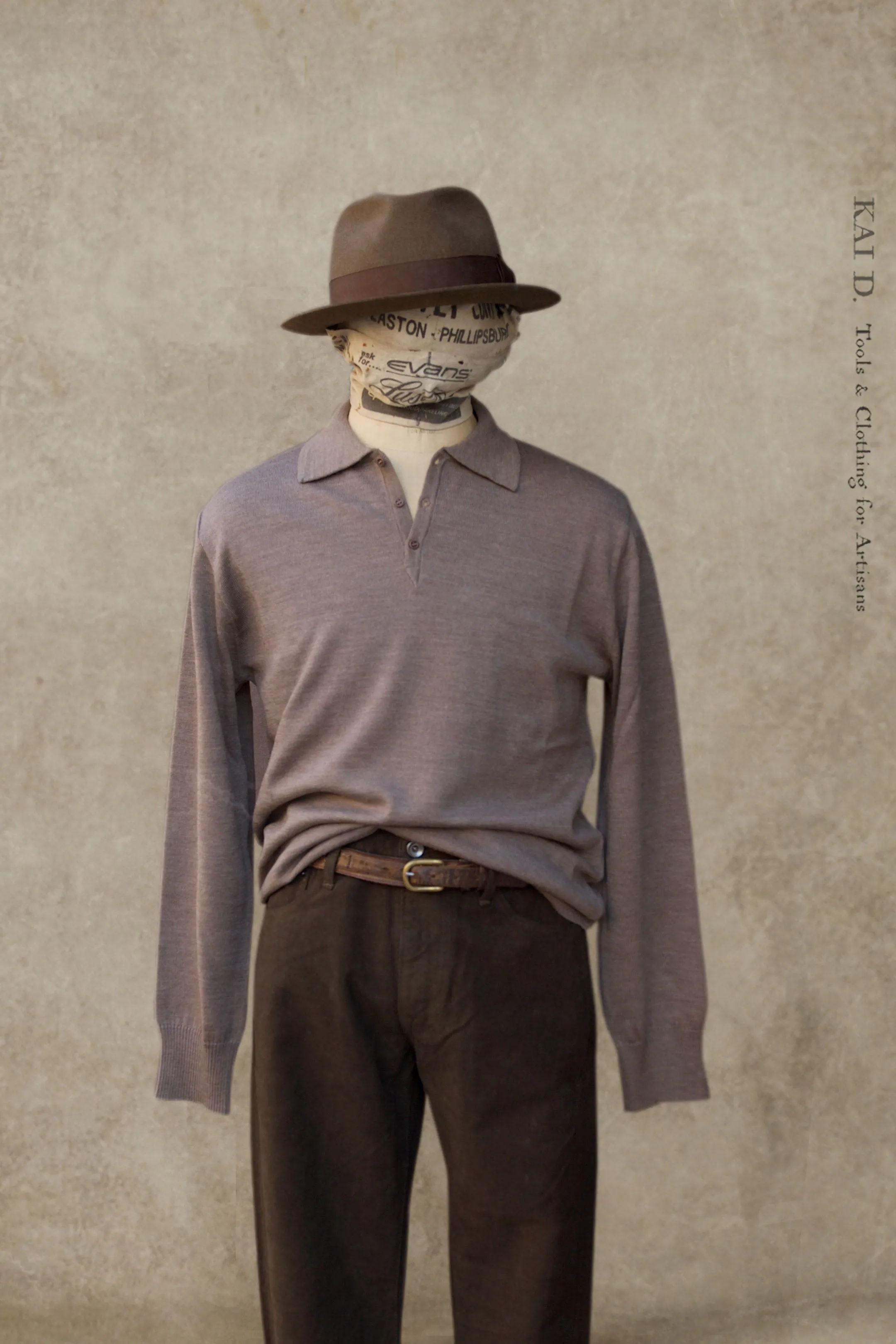Sailor Polo Sweater - Fango - 3, 4, 5, 6