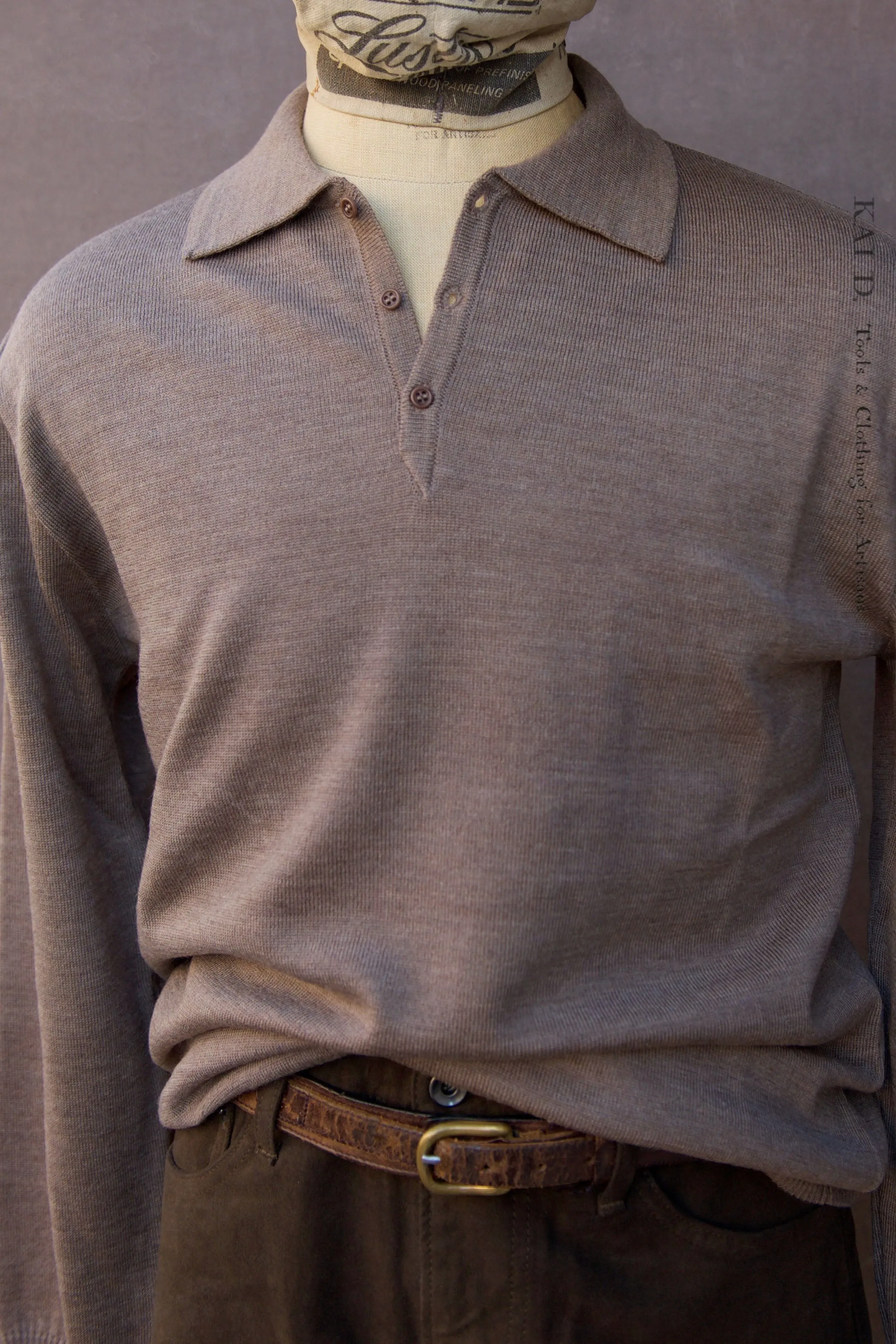 Sailor Polo Sweater - Fango - 3, 4, 5, 6