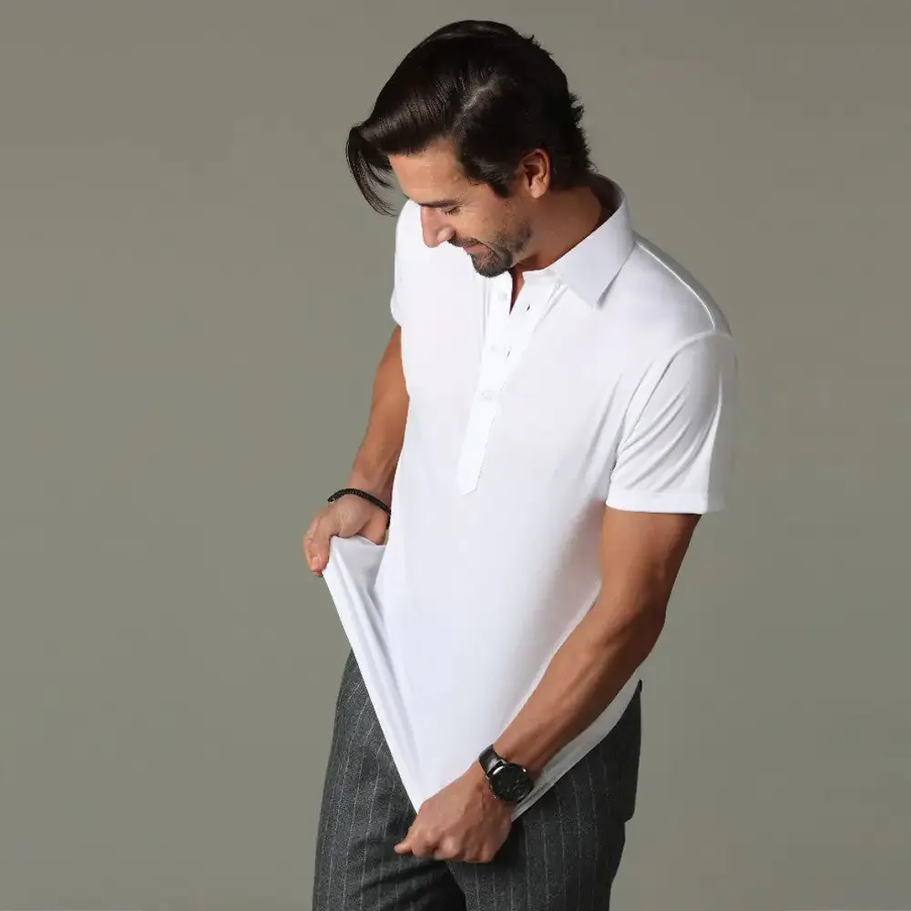 Semi-Spread Collar Polo - Ultimate Comfort Meets Timeless Style